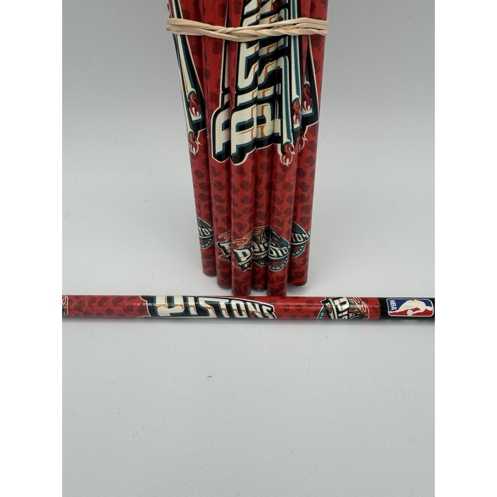 24 Vintage Pentech 90's NBA No. 2 Pencils Pistons